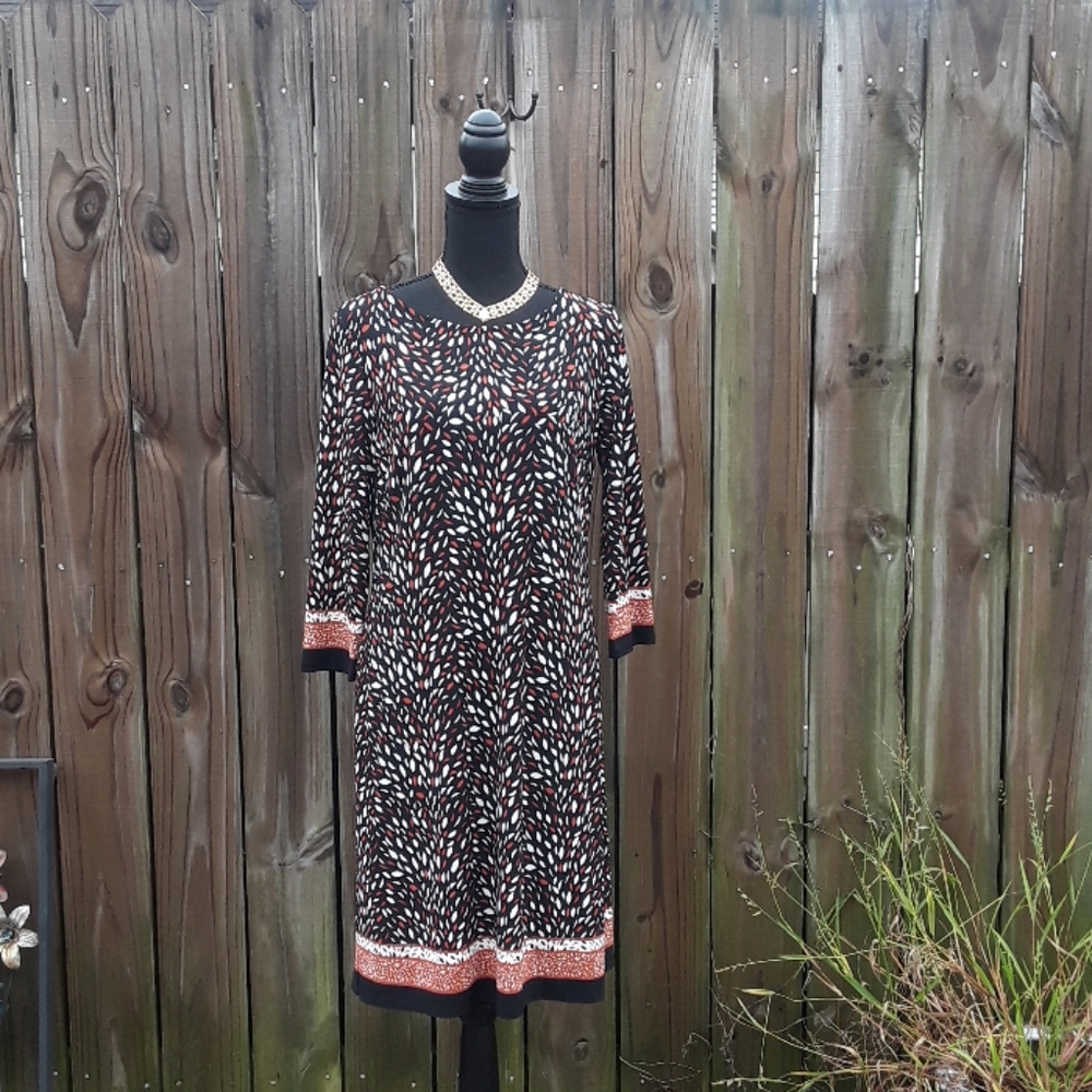 Nine West Dress Black/White Dress-Size 6